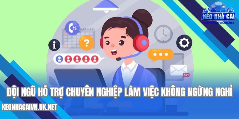 Đội ngũ CSKH luôn luôn sẵn sàng hỗ trợ bạn 24/7